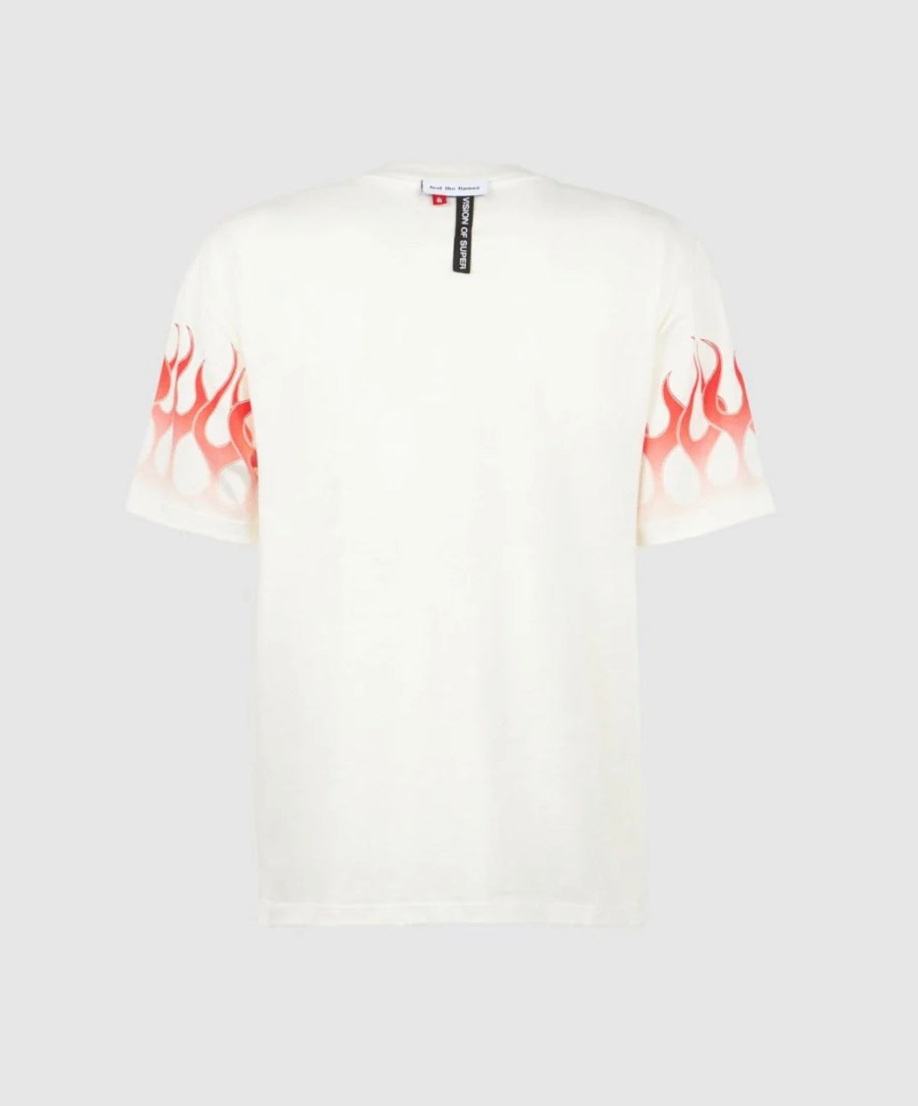 T-shirt Red Flame, White - Vision Of Super