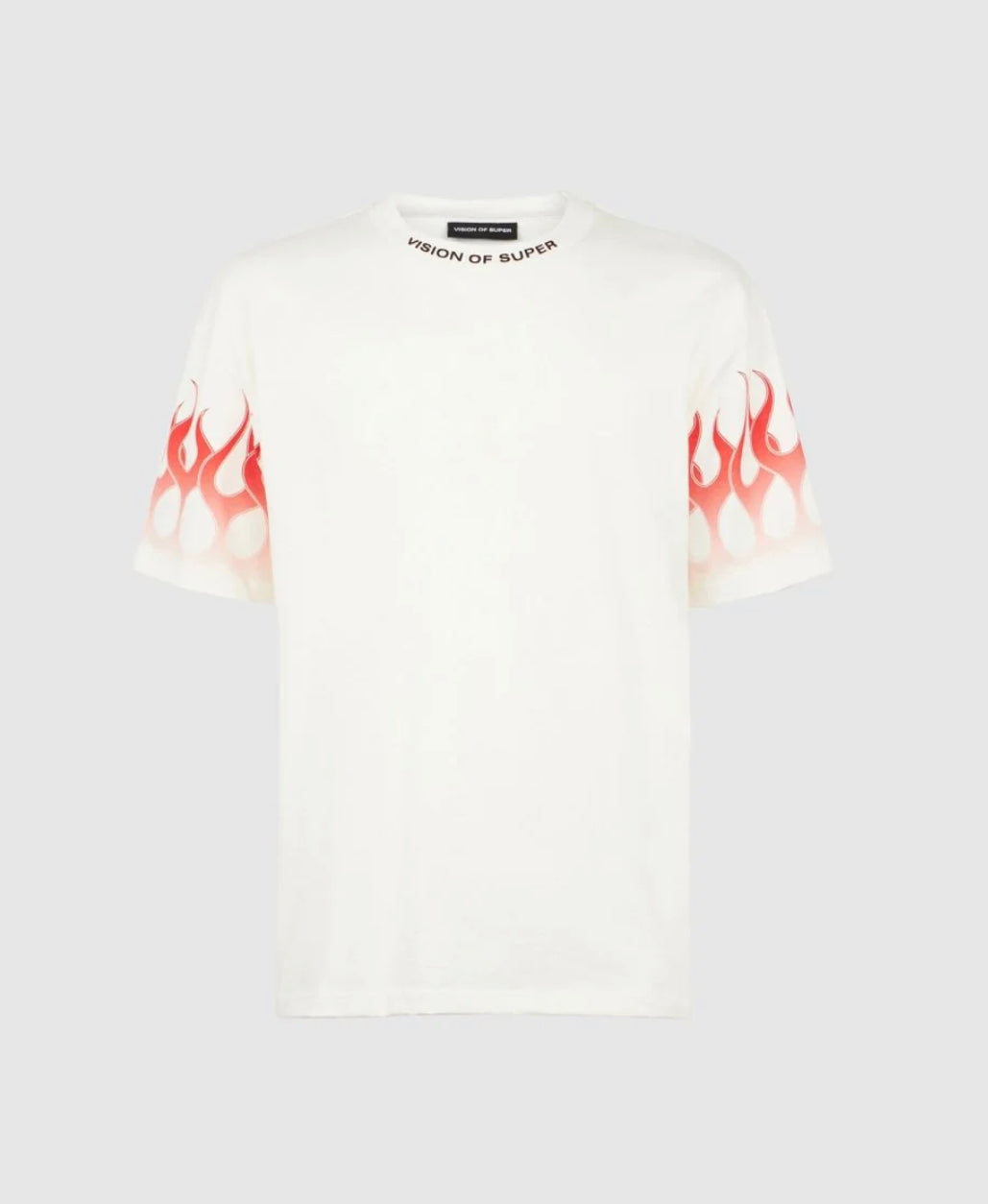 T-shirt Red Flame, White - Vision Of Super