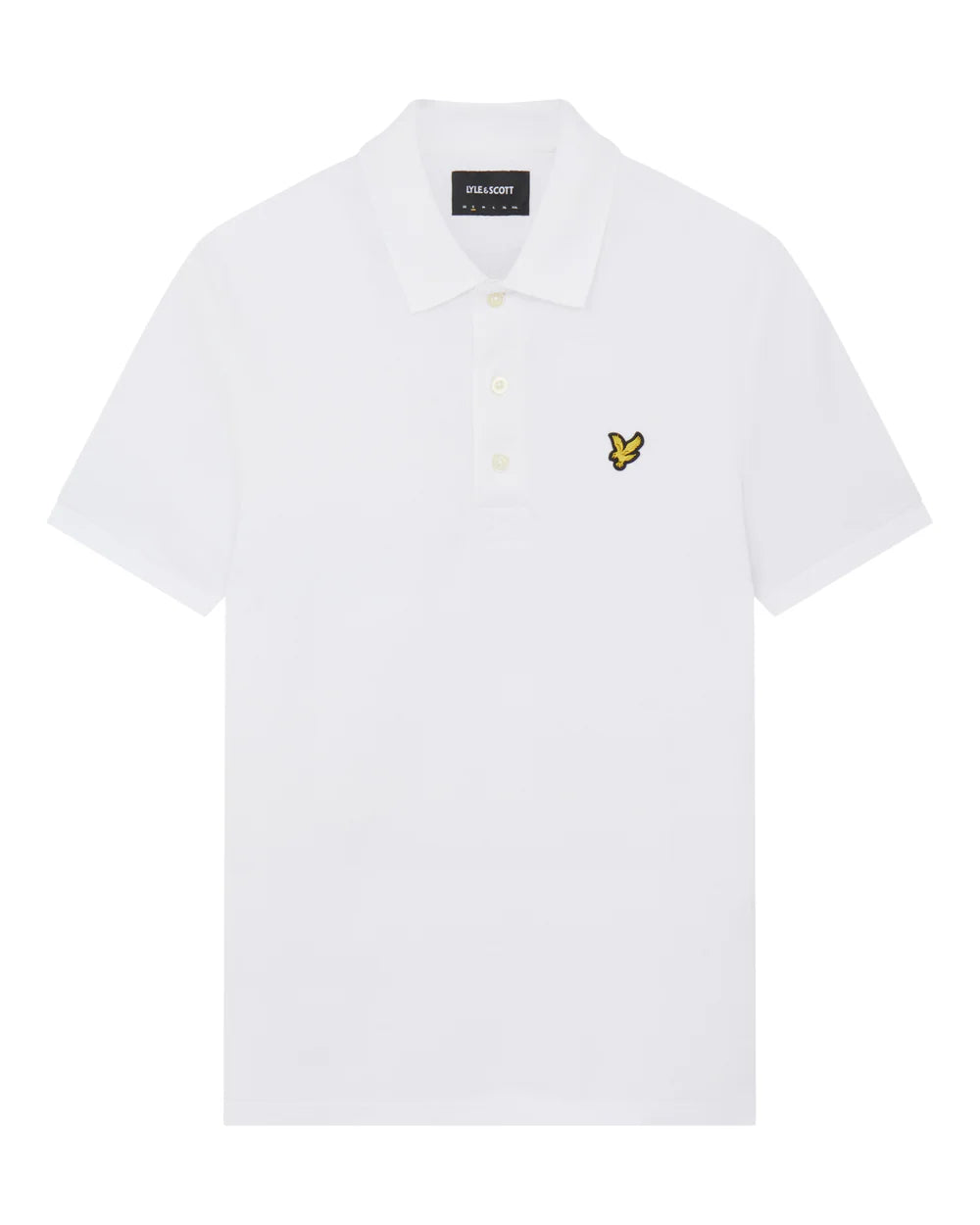 Plain Polo Shirt, White - Lyle&Scott