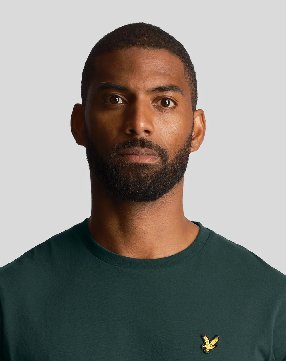 Plain T-shirt, Dark Green - Lyle&Scott