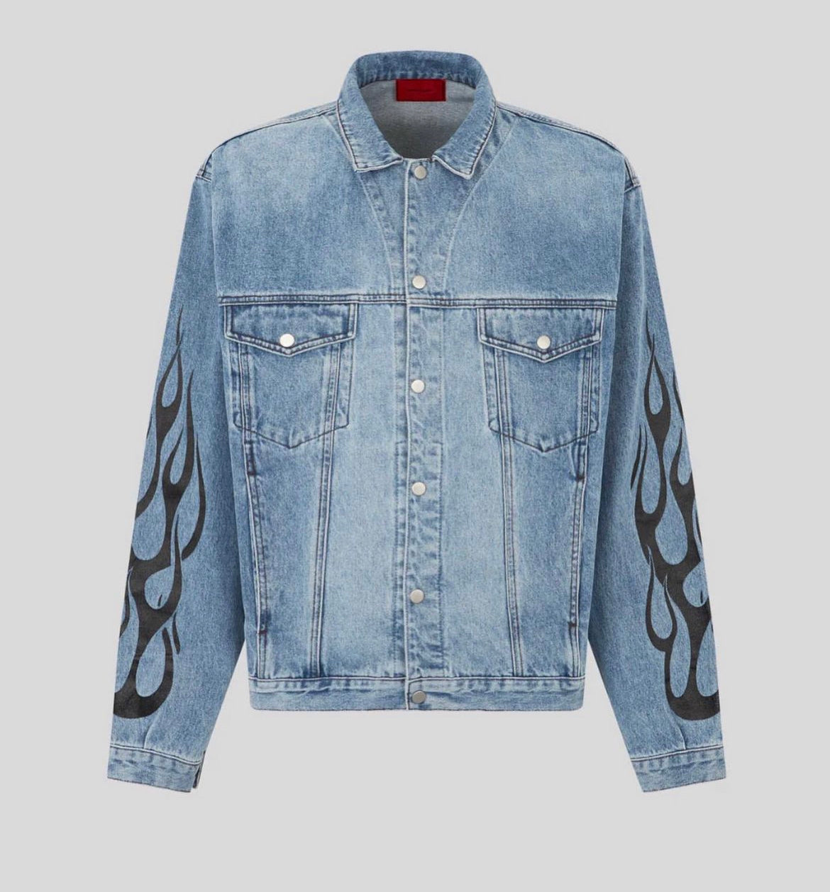 Jeans Jacket Flame - Vision Of Super