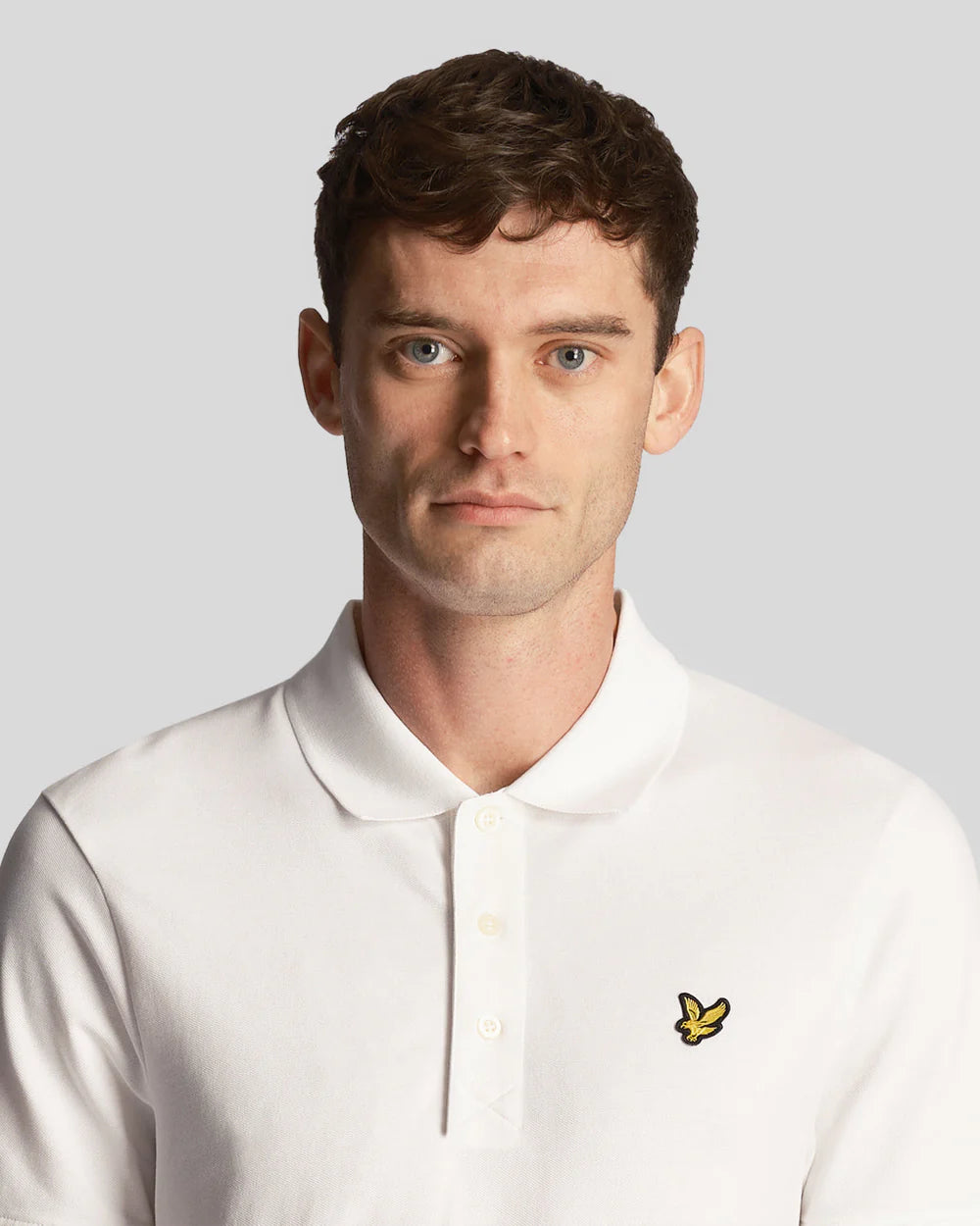 Plain Polo Shirt, White - Lyle&Scott