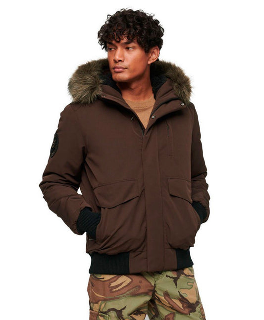 Parka Corto, Brown - Superdry