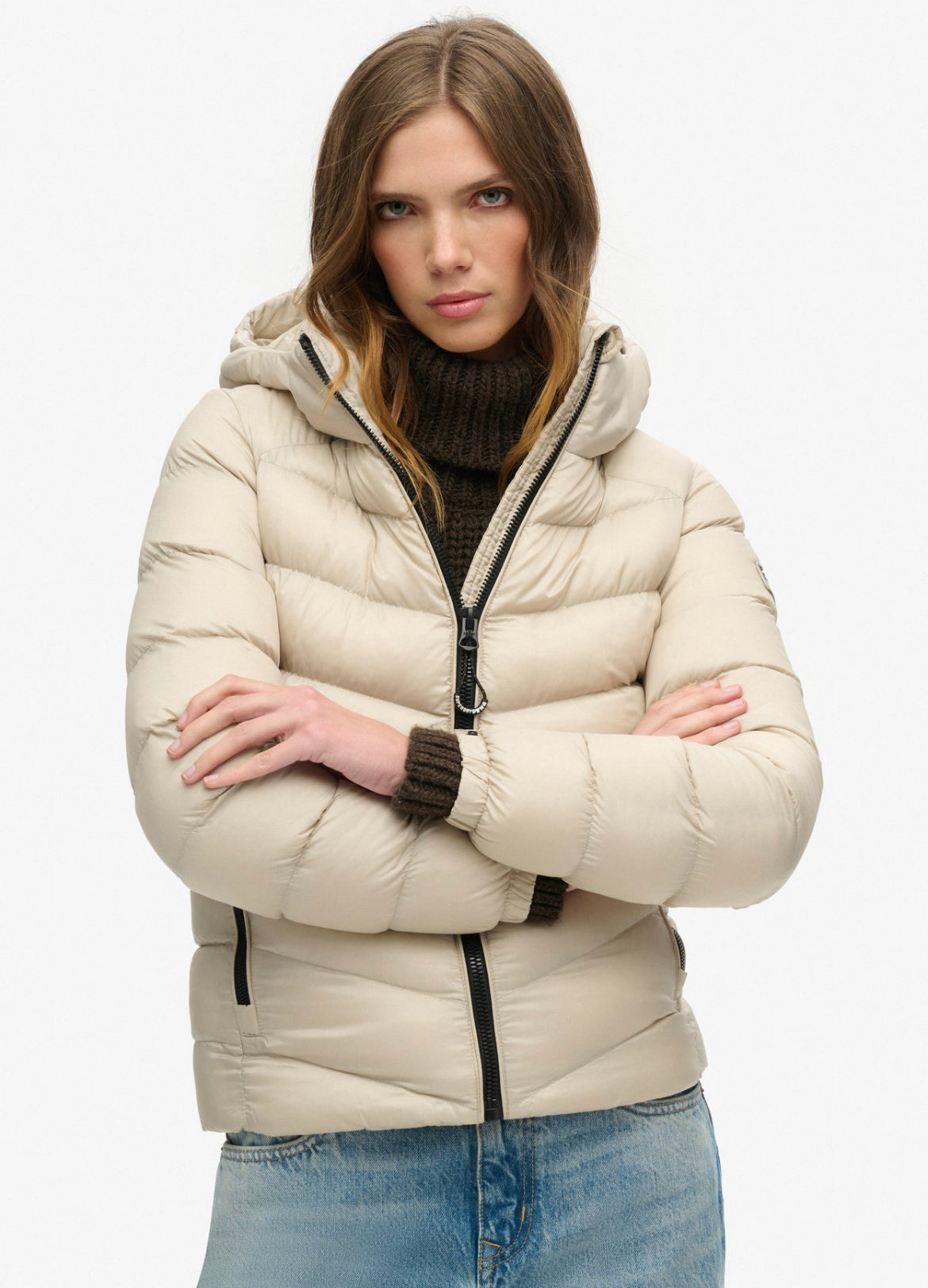 Piumino Fuji, Beige - Superdry