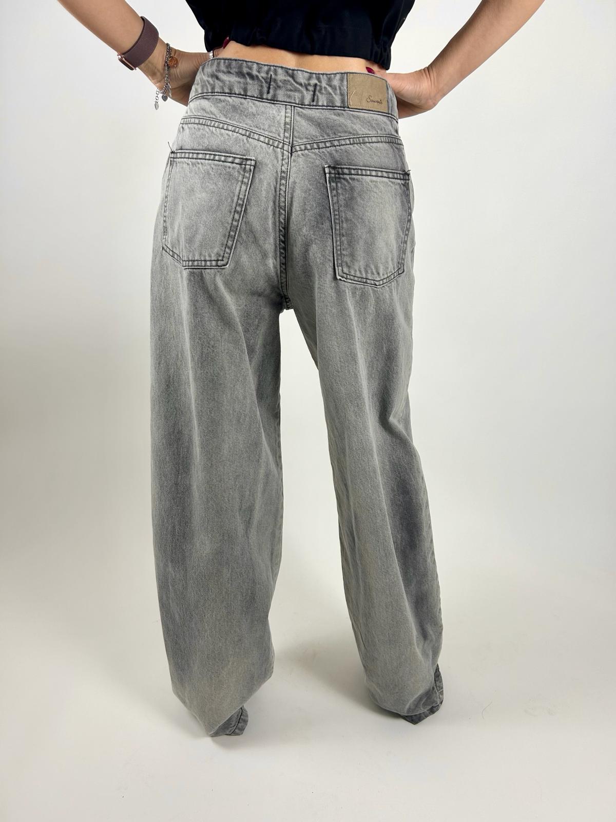 Jeans Baggy, Grey - Souvenir