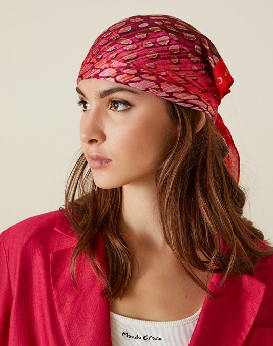 Mini Foulard, Red - Manila Grace