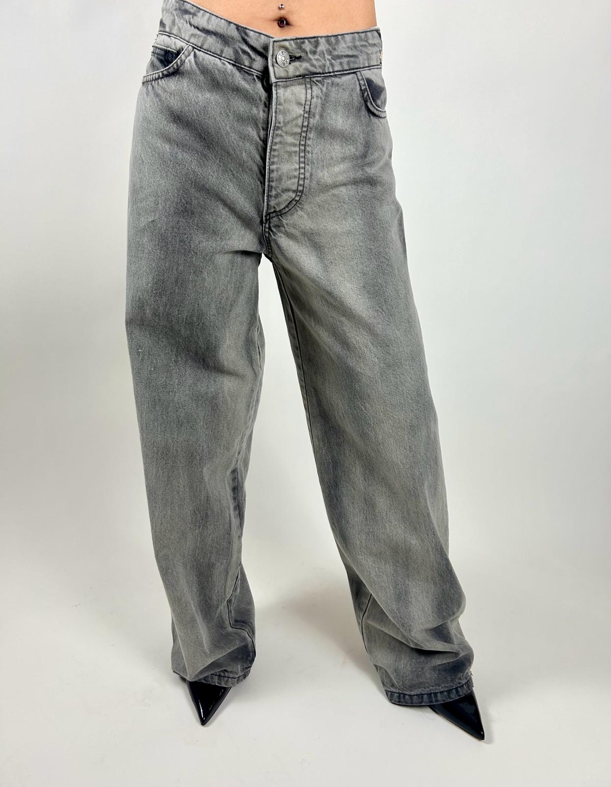 Jeans Baggy, Grey - Souvenir