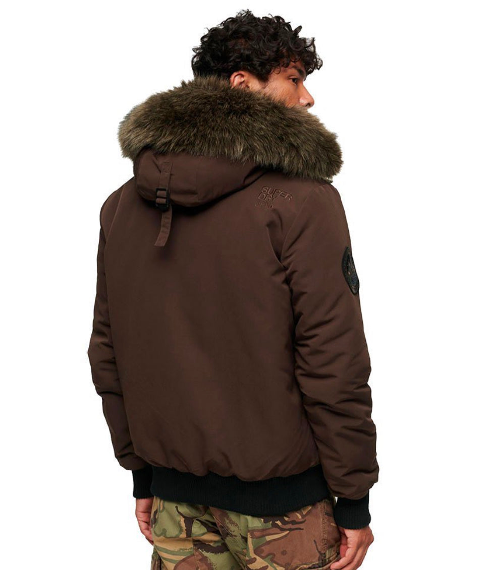 Parka Corto, Brown - Superdry