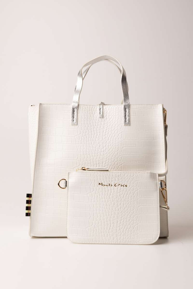 Bag Felicia Small, White - Manila Grace