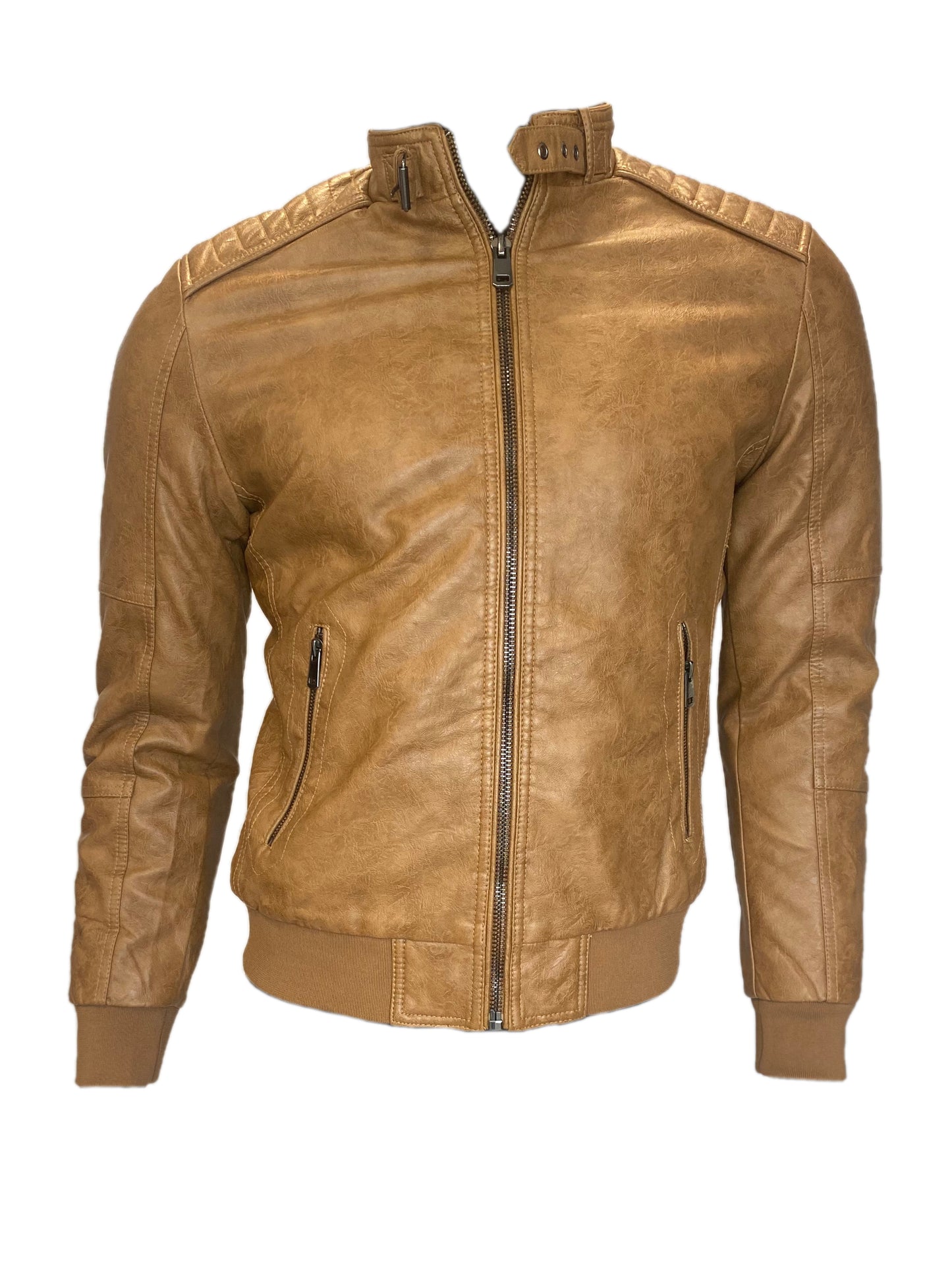 Leather Jacket- Xagon Man - fly-chic21