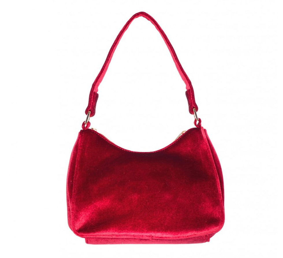 Borsa a spalla, Rosso - Mia Bag - fly-chic21